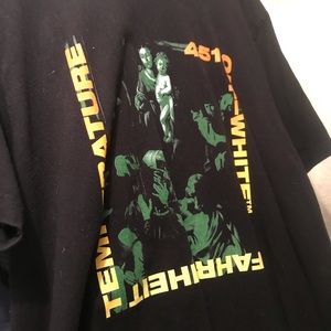 Off White size large tee shirt